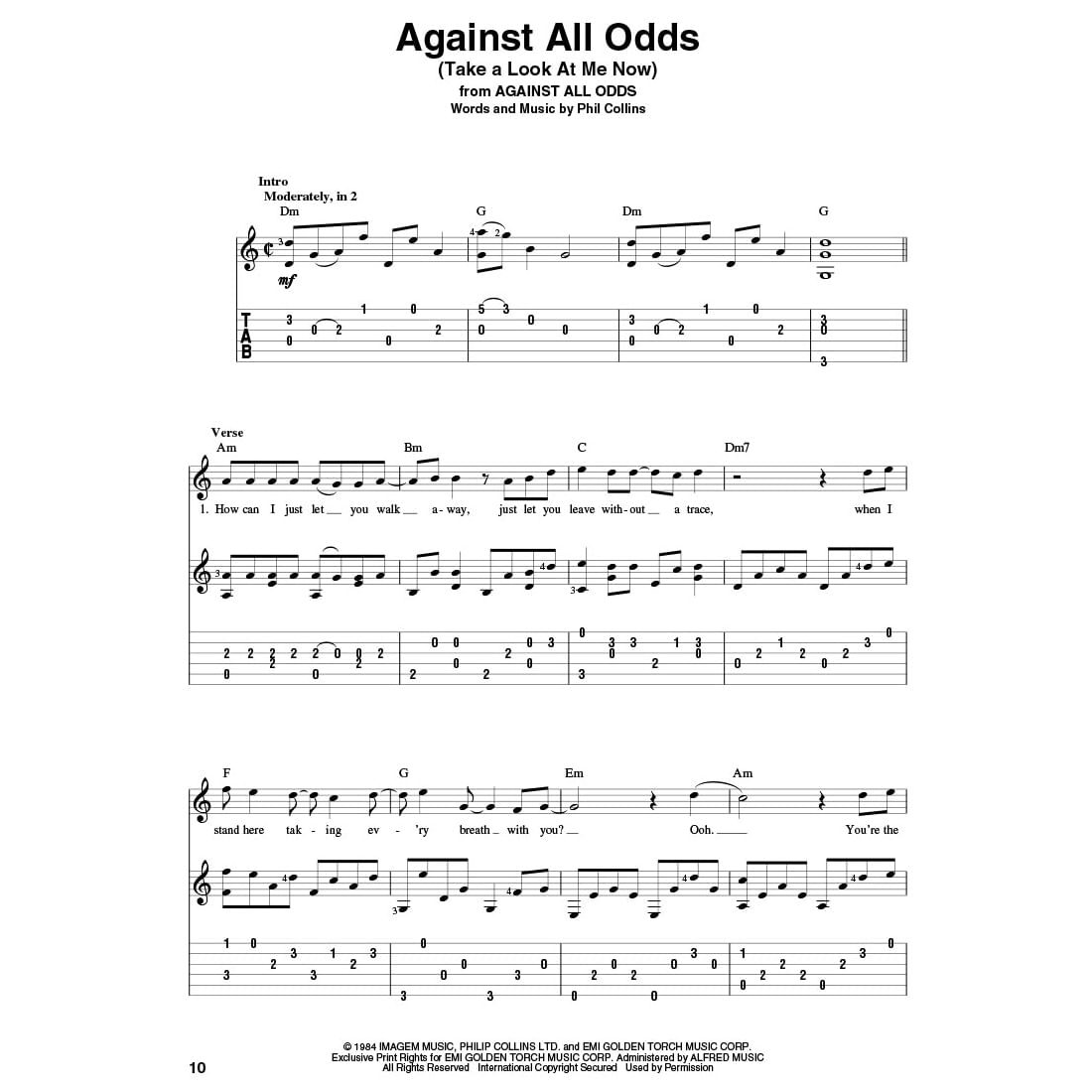 100 Most Beautiful Songs Ever for Fingerpicking Guitars Cosmo Music