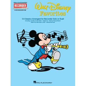 Walt Disney Favorites - Recorder Songbook