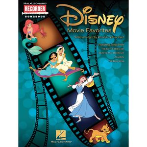 Disney Movie Favorites - 9 Hits Arranged for Recorder Solo or Duet