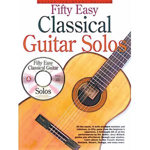 Fifty Easy Classical Guitar Solos w/CD