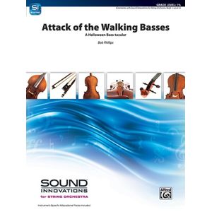 Attack of the Walking Basses (A Halloween Bass-tacular) - Score & Parts, Grade 1.5