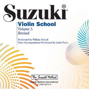 Suzuki Violin School - Volume 5 - CD Accompaniment - International Edition