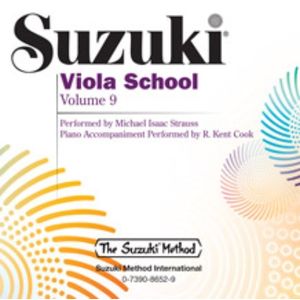 Suzuki Viola School - Volume 9 - Performance CD - International Edition