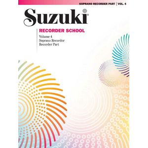 Suzuki Recorder School (Soprano Recorder) Recorder Part, Volume 4