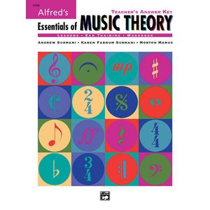 Alfred's Essentials of Music Theory: Teacher's Answer Key w/2CDs