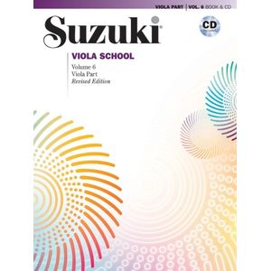 Suzuki Viola School - Volume 6 - Viola Part & CD - International Edition