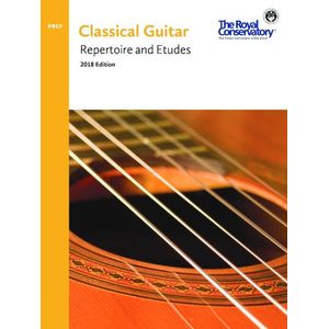 RCM Classical Guitar Series - Preparatory Repertoire and Etudes (2018 Edition)