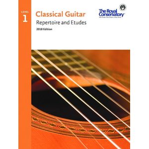 RCM Classical Guitar Repertoire and Etudes - Level 1 (2018 Edition)