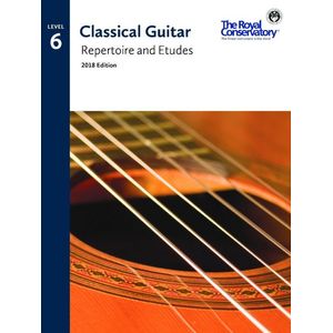 RCM Classical Guitar Repertoire and Etudes - Level 6 (2018 Edition)