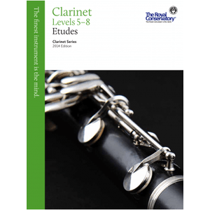 RCM Clarinet Series, 2014 Edition - Etudes Levels 5-8