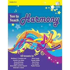 10 to Teach Harmony w/CD-ROM