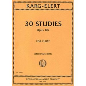 30 Studies Op.107 (Karg Elert) - Flute