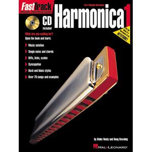 FastTrack Harmonica Method – Book 1 - (Diatonic) w/Online Audio