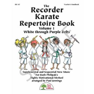 Recorder Karate Repertoire Book Vol.1 - Teacher Book & CD
