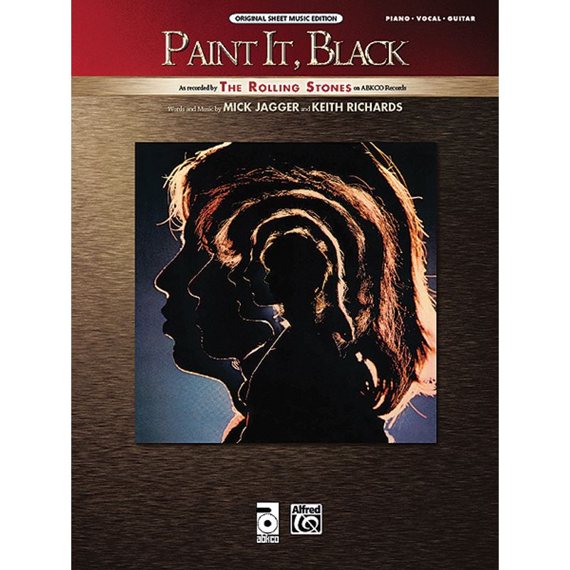 SheetMusic Paint It Black Rolling Stones Cosmo Music