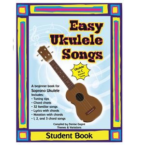 Easy Ukulele Songs Student Book - Book/CD