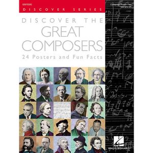 Discover the Great Composers - Set of 24 Posters