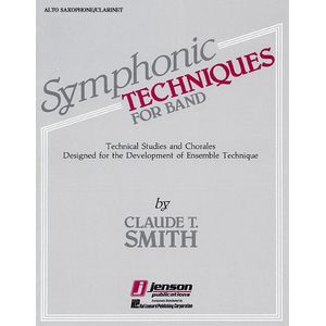 Music Symphonic Techniques Alto Sax/Alto Clarinet