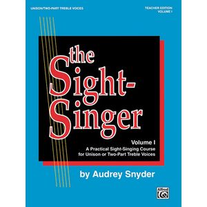 The Sight-Singer Vol.1 Unison/2-Part Treble - Teacher