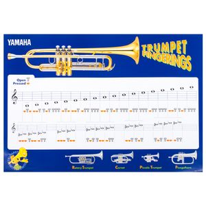 Yamaha Trumpet Fingering Chart