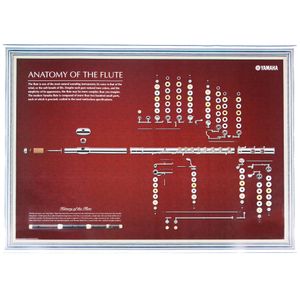 Yamaha Anatomy of the Flute Poster