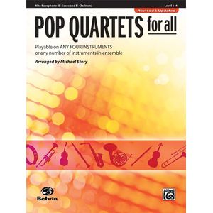 Pop Quartets for All - Alto Sax