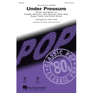 Under Pressure (Queen) - SATB, Parts