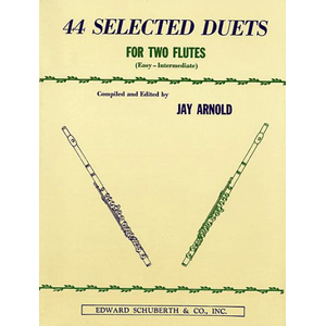 44 Selected Duets For Two Flutes - (Easy-Intermediate)