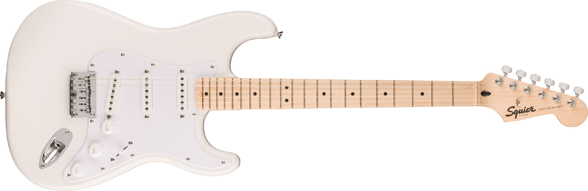 Squier Sonic Stratocaster HT - Maple, Arctic White - Cosmo Music