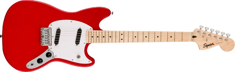 Squier Sonic Mustang - Maple, Torino Red - Cosmo Music