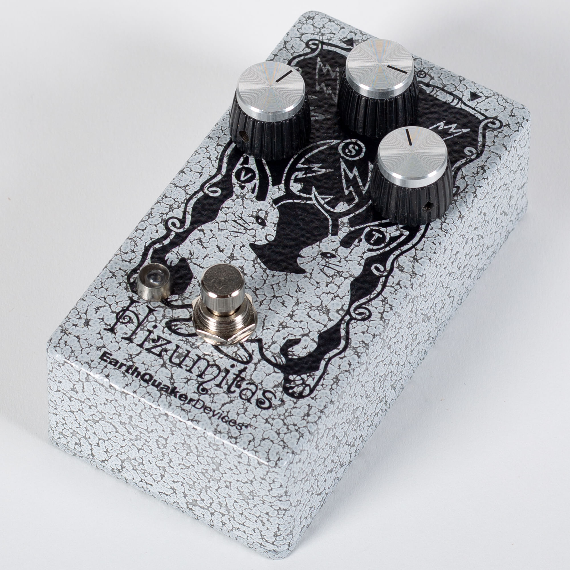 EarthQuaker Hizumitas Fuzz Sustainer Pedal - Limited Edition White Vein