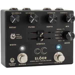 Walrus Audio SLOER Reverb Pedal - Black