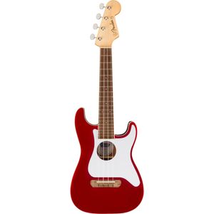 Fender Fullerton Stratocaster Ukulele - Candy Apple Red