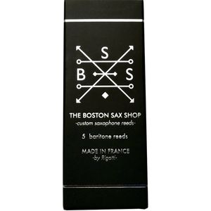 The Boston Sax Shop Baritone Saxophone Reeds - 3-1/2, 5 Pack