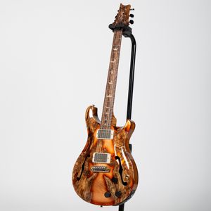 PRS Private Stock Hollowbody II Piezo Electric Guitar - Natural with Smoked Copper Leaf Accents