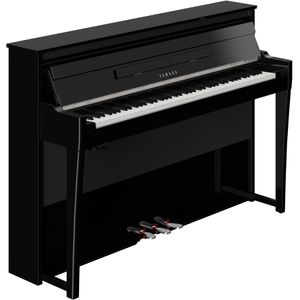 Yamaha NU1XA AvantGrand Upright Piano with Bench - Polished Ebony