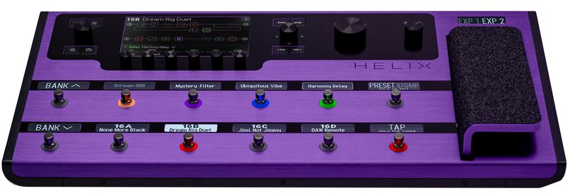 Line 6 Helix Floor Flagship Amp & Effects Processor - Limited Edition Purple