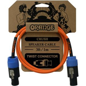 Orange Crush Speaker Cable - speakON, 3'