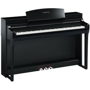 Yamaha CSP255 Clavinova Upright Digital Piano - Black