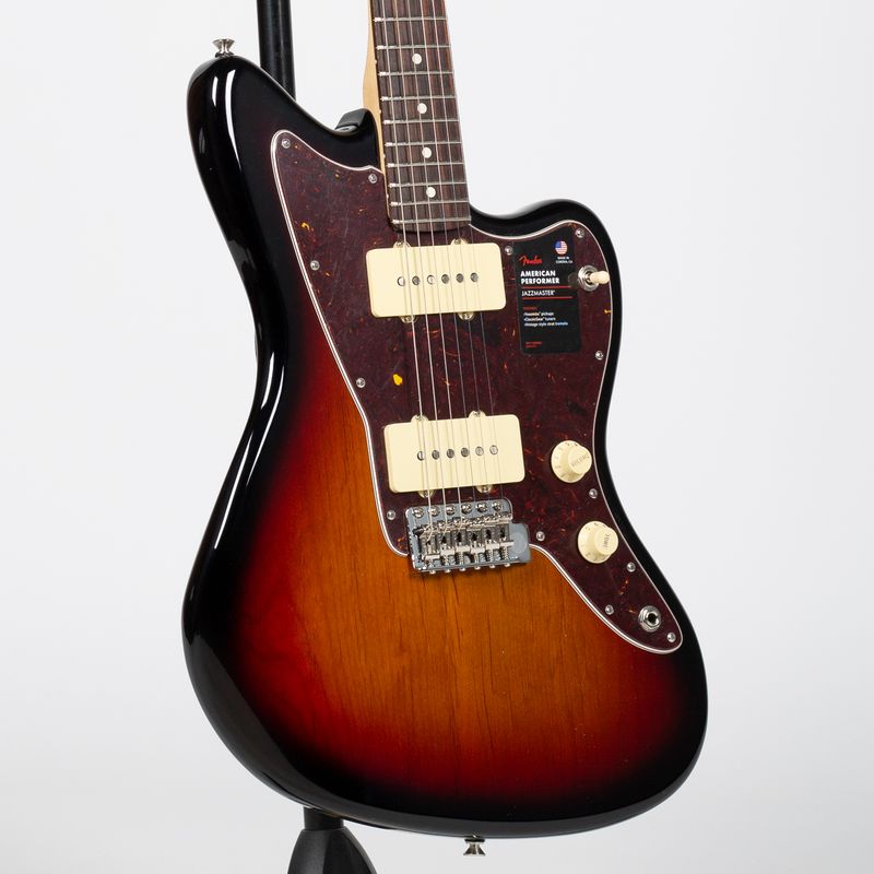 Fender American Performer Jazzmaster - Rosewood, 3-Color Sunburst