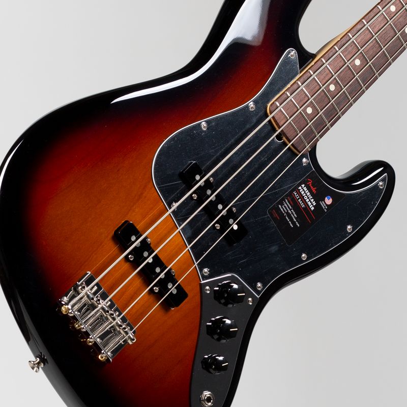 Fender American Performer Jazz Bass - Rosewood, 3-Color Sunburst