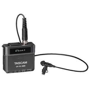 Tascam DR-10L Pro Field Recorder and Lavalier Microphone