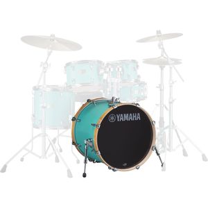 Yamaha SBB2217 Stage Custom Birch Bass Drum - 22"x17", Matte Surf Green