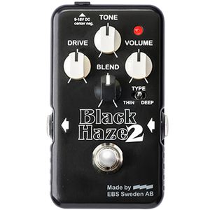 EBS Black Haze V2 Distortion/Overdrive Pedal