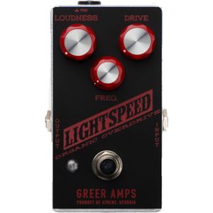 Greer Amps Lightspeed Overdrive Pedal - Limited Edition Gameday Black