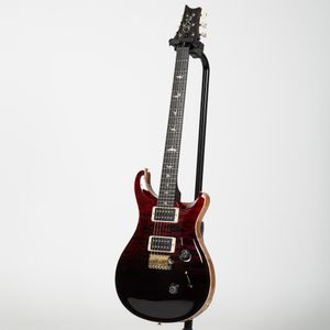 PRS Wood Library Custom 24 - Quilted Maple, Fire Red to Gray Black Fade