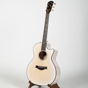 Taylor 50th Anniversary 614ce LTD - Trans White with Edgeburst