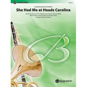 "She Had Me At Heads Carolina" - Score & Parts (Concert Band Gr.2)