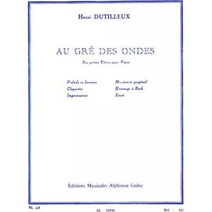 Au Gré Des Ondes Pour Piano