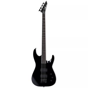 ESP LTD M-1004 4-String Bass Guitar - Ebony, Black